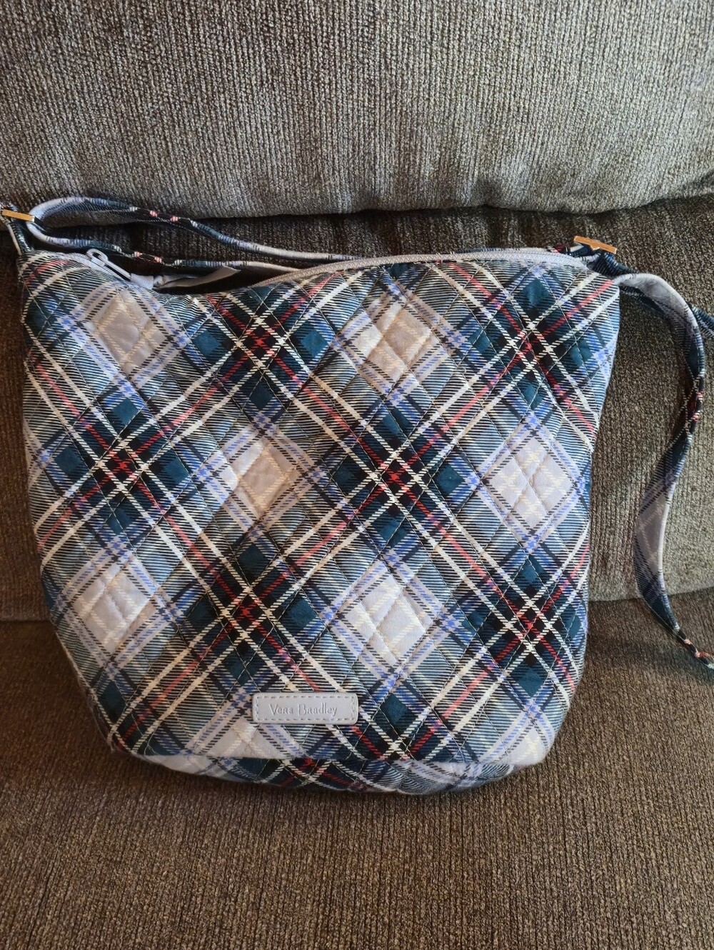 Vera Bradley Plaid Quilted Crossbody